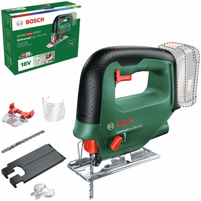 BOSCH Scie sauteuse sans fil UniversalSaw 18V-100 (0603011100)