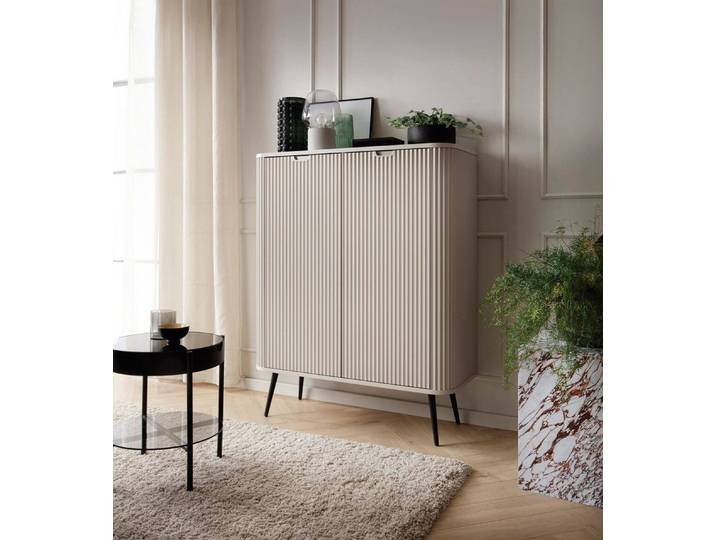 MOEBLO Kommode Hosta (Kommode Schlafzimmer Komodenschrank Highboard, Sideboard Wohnzimmer), 103x129x39