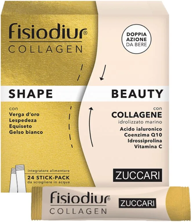 ZUCCARI Srl Zuccari, Fisiodiur Collagen Shape & Beauty, 24 stick