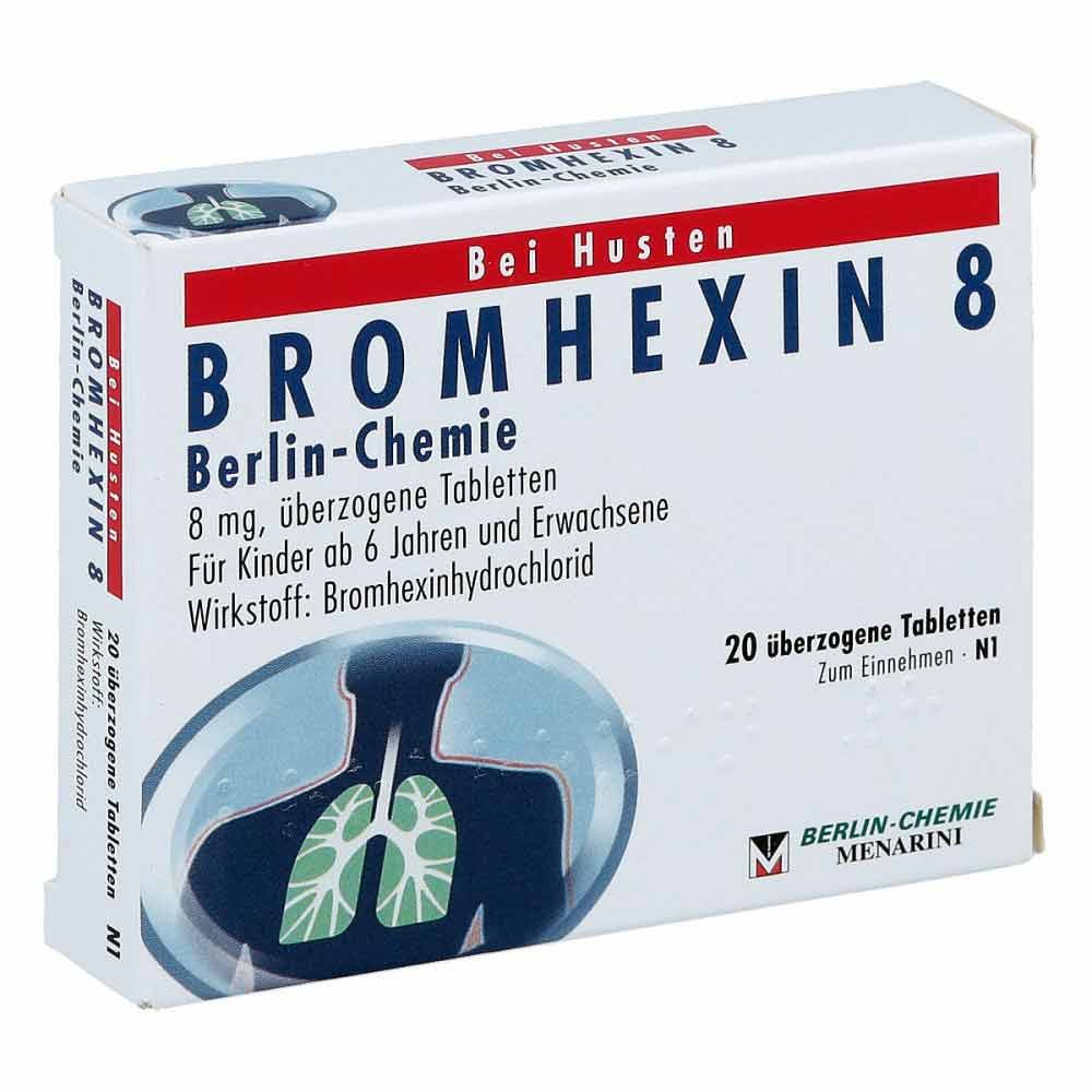 BERLIN-CHEMIE AG BROMHEXIN 8 Berlin-Chemie 04908268