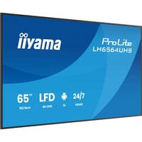 ProLite LH6564UHS-B1AG, Public Display schwarz (matt), UltraHD/4K, VA, WiFi, Fernbedienung