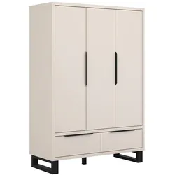 KLEIDERSCHRANK 3 Türen Eden Kaschmir