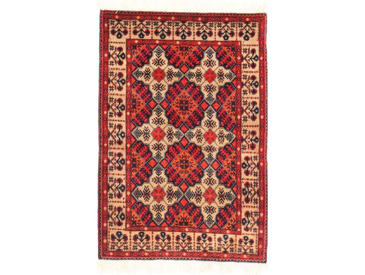 Afghan Samargand Teppich 99x143 Handgeknüpft Orientteppich Wolle