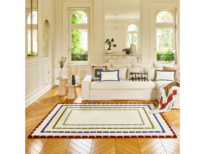 HABITAT - Tapis tufté en laine - 170 x 240 cm - Ecru - Design by Floriane Jacques - Billie