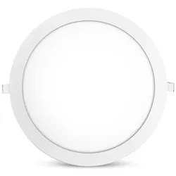 V-Tac 24w Rund LED Panel Ultra Slim Einbauleuchte Deckeneinbau Panelleuchte Deckenlampe Ø 300mm Neutralweiß