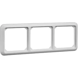 Elso 224304 Rahmen 3-fach FASHION Thermo reinweiß