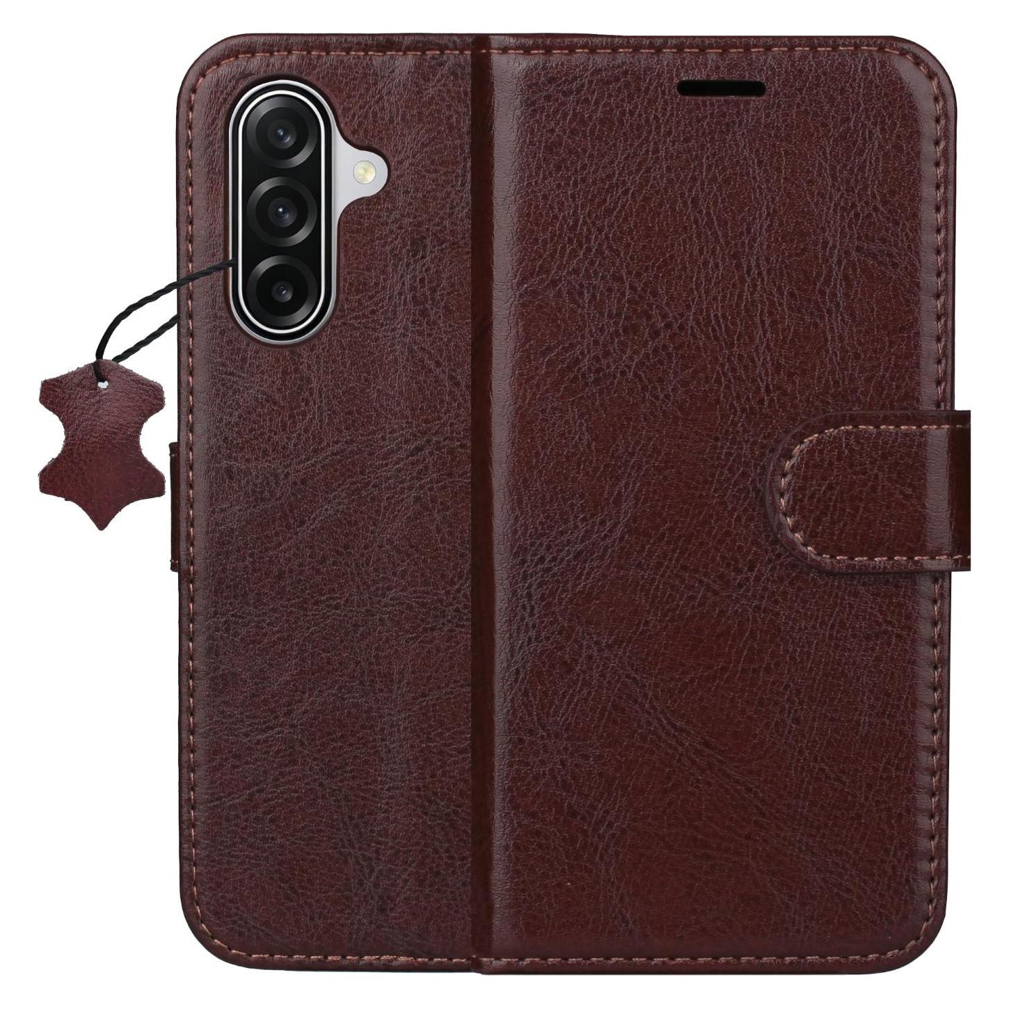 OEM Smart Luxe Lederhülle für das Samsung Galaxy A54 5G, braun (Samsung Galaxy A54 5G) (72112260)