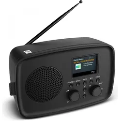 Medion LIFE DAB+ Radio DRE-1 schwarz (DAB+, Bluetooth, WLAN), Radio, Schwarz