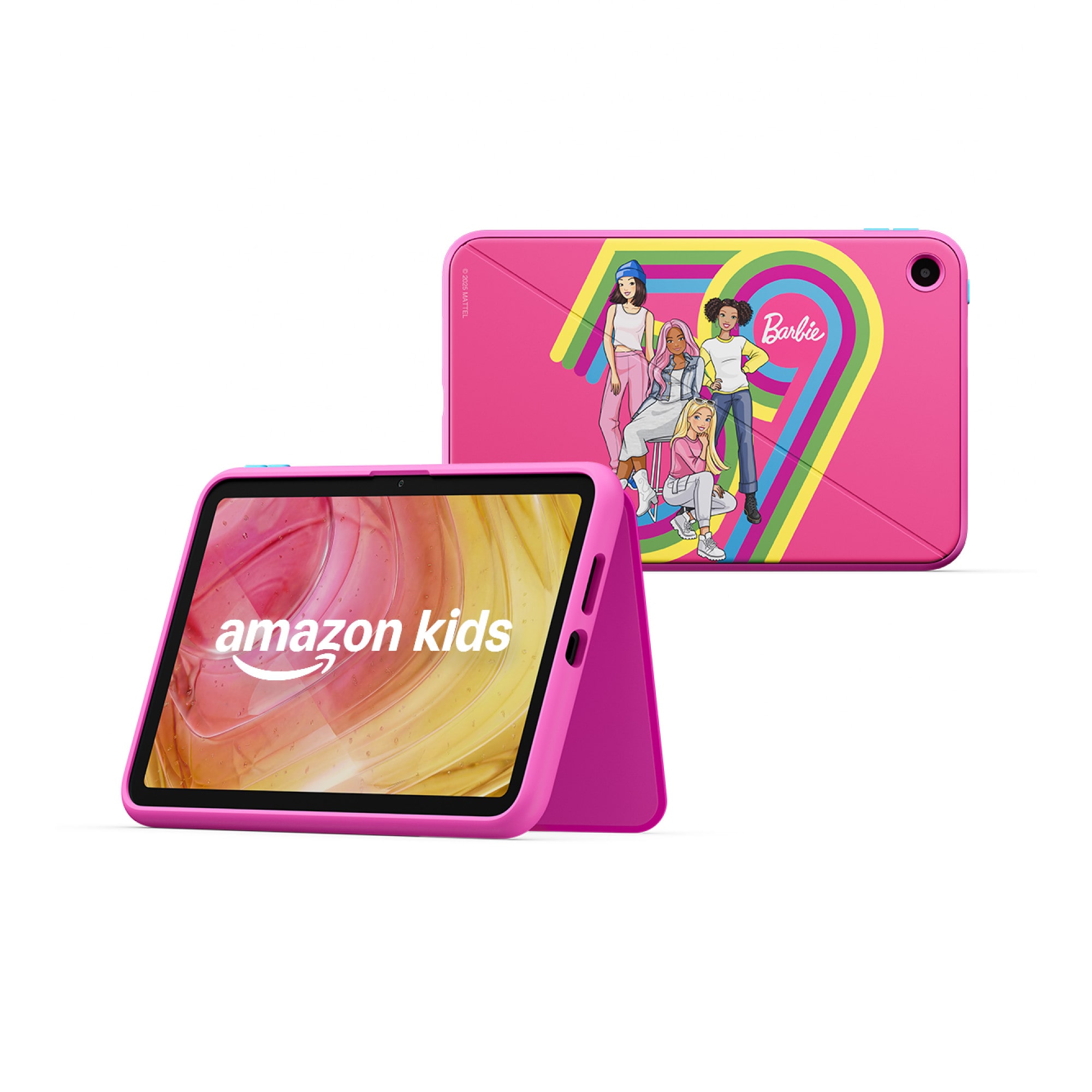 Amazon Kids Tablet 8 (2026) Android Tablet 8.7 Zoll WiFi 64 GB Barbie Club (inkl. Schutzhülle)