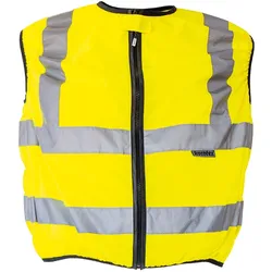 Korntex Unisex Warnweste für Motorradfahrer Warnschutz-Weste KXMOTOG signal yellow 4XL