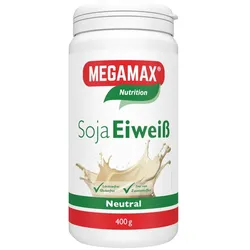 MEGAMAX Soja Eiweiss Neutral VEGAN 400 g