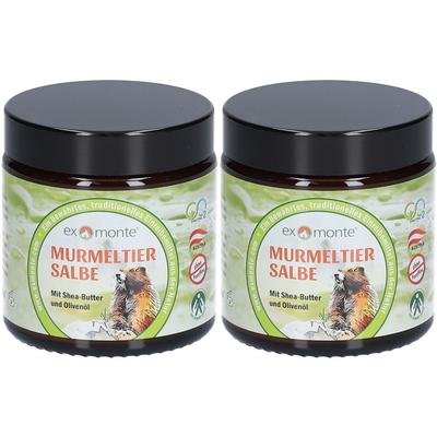 Murmeltier Salbe ohne Paraffine 2x 2x100 ml