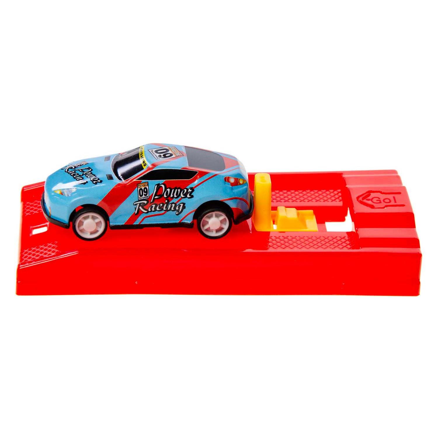 LG-Imports Metallauto mit Shootout-Rennstrecke (55795252)
