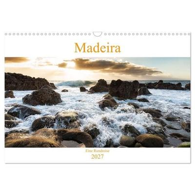 Madeira - eine Rundreise (Wandkalender 2027 DIN A3 quer), CALVENDO Monatskalender