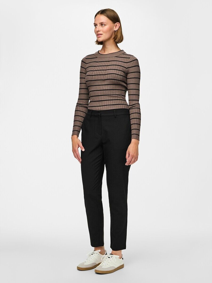 PIECES Pantalon fuselé, taille standard
