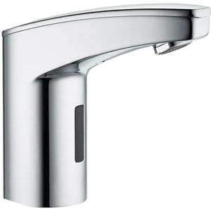 STIEBEL-ELTRON Waschtischarmatur WSH 20, 238909, verchromt, 10,3 cm hoch, aus Messing, Infrarot, elektronisch, Batterie 6V