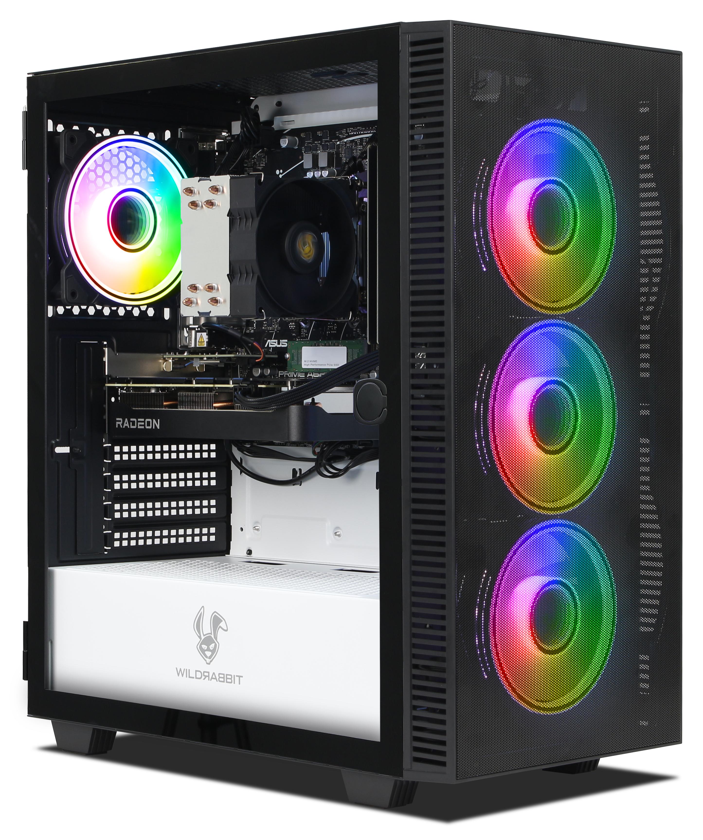 Ankermann Havoc Gaming PC, AMD Ryzen 7 8700F, AMD RX 9060XT 16GB, 32GB DDR5 RAM, 1TB NVMe SSD, Windows 11, WLAN & Bluetooth