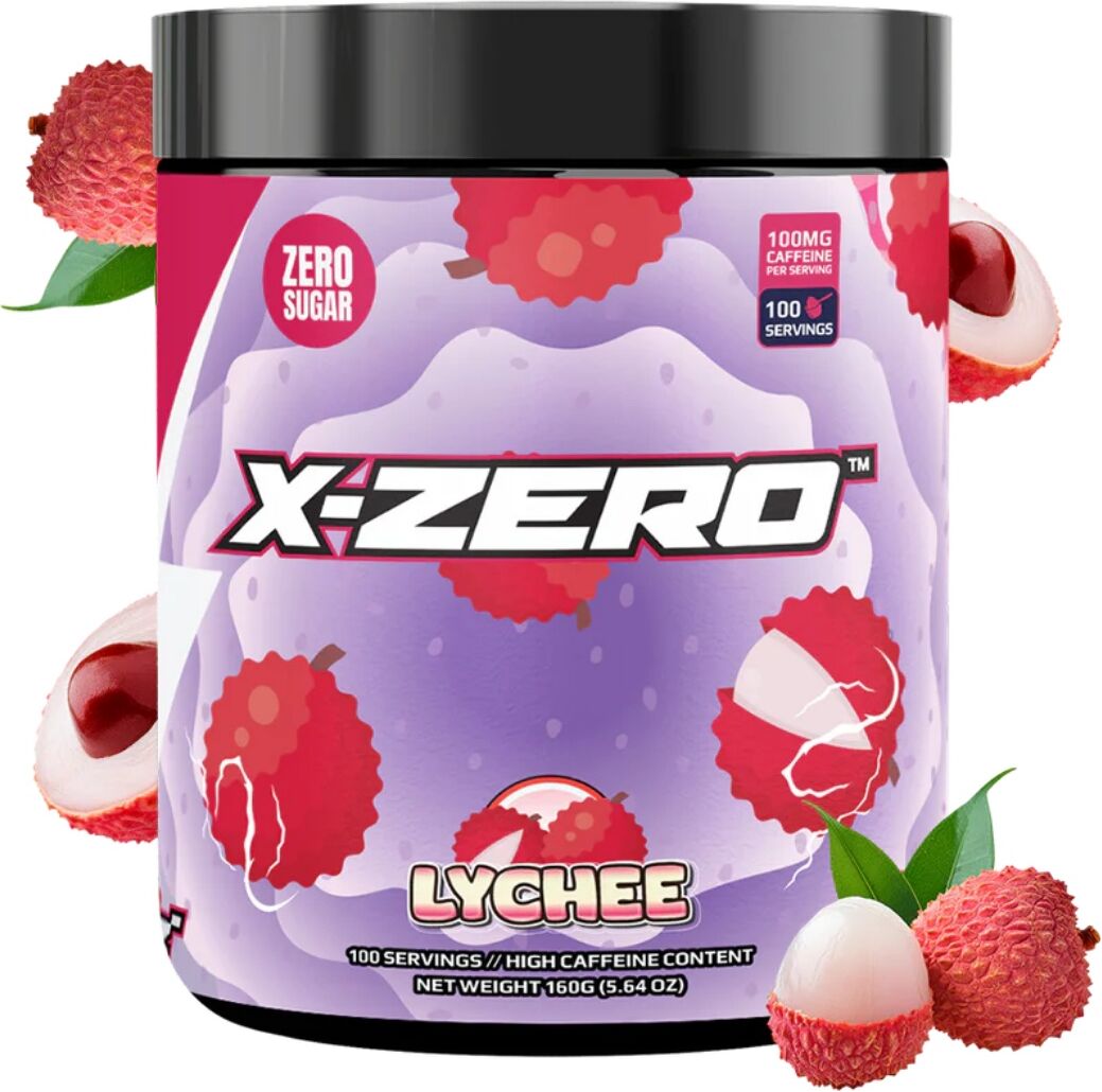 X-Gamer X-Zero Lychee - 100 Serveringar