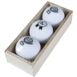 Golfball Geschenkset "2ND" 3er in Holzbox