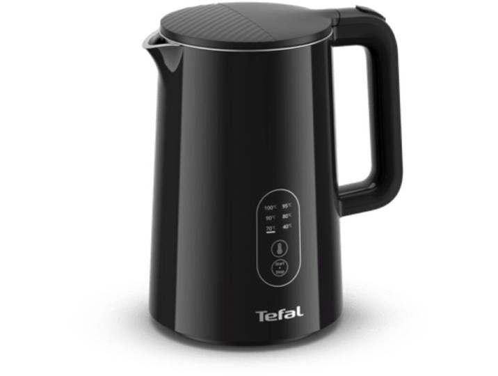 Tefal Thermo Protect KO6518 - Waterkoker - 1\,5L - Dubbele Wand - 6 temperaturen - 2200W - Zwart