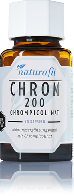 NaturaFit GmbH NATURAFIT Chrom 200 Chrompicolinat Kapseln 24.7 g 13704665