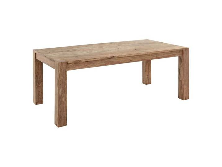 Wolf Möbel Yoga Ausziehtisch 180/280x100cm Massivholz Sheesham Vierfußgestell 10 Sitzplätze