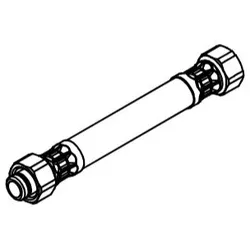 Hansgrohe Druckschlauch 600mm für 4-Loch Wannenrand Grundset, 96565000 96565000