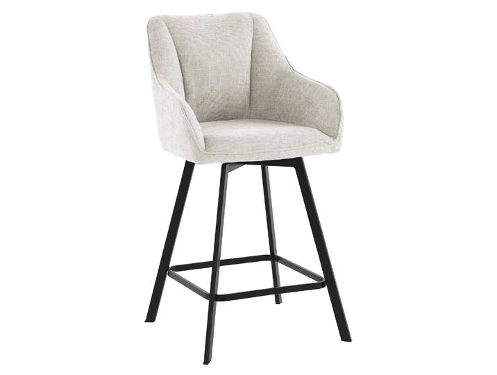 Tabouret de bar pivotant Willka Beige - Basika