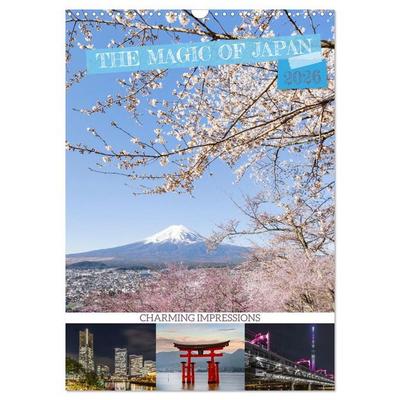 THE MAGIC OF JAPAN Charming impressions (Wall Calendar 2026 DIN A3 portrait), CALVENDO 12 Month Wall Calendar