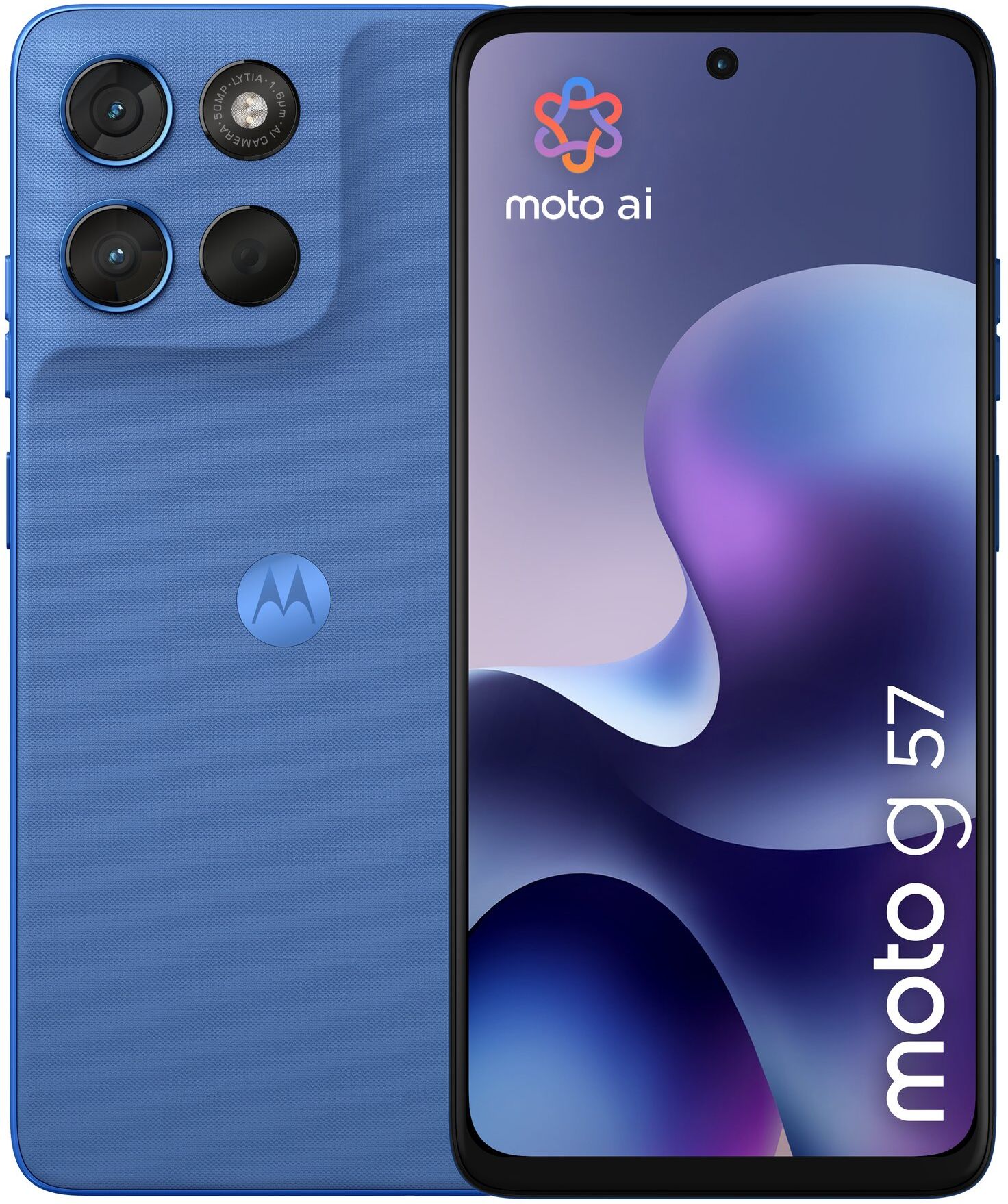 Smartphone Motorola PBAE0048IT MOTO G57 Pantone Regatta