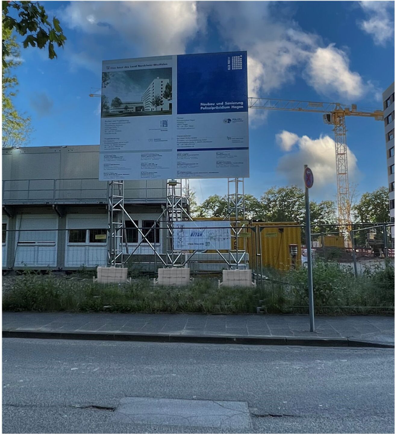 Schake Aufstellvorrichtung für Werbetafel 2x2m, (353320S1-SET)