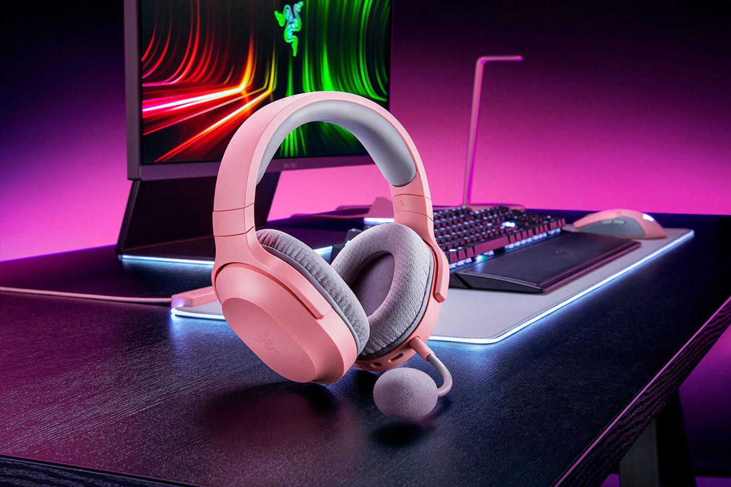 Razer Kopfhörer "Barracuda X", rosa (quartz), Kopfhörer, Kopfhörer