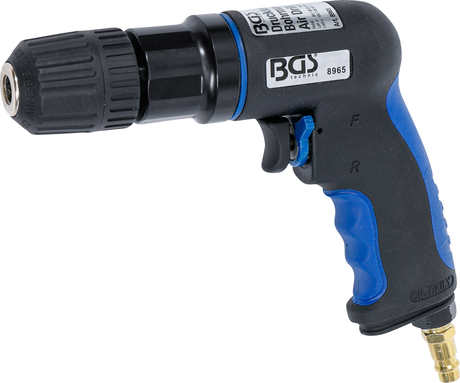 BGS technic boormachine met 10 mm sleutelloze boorklem, 1,2 kg, 1198 mm