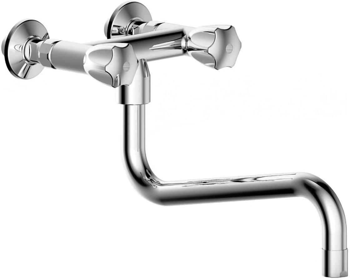 KWC Gastro two-handle sink wall mixer for professional kitchen K.24.42.13.000C86