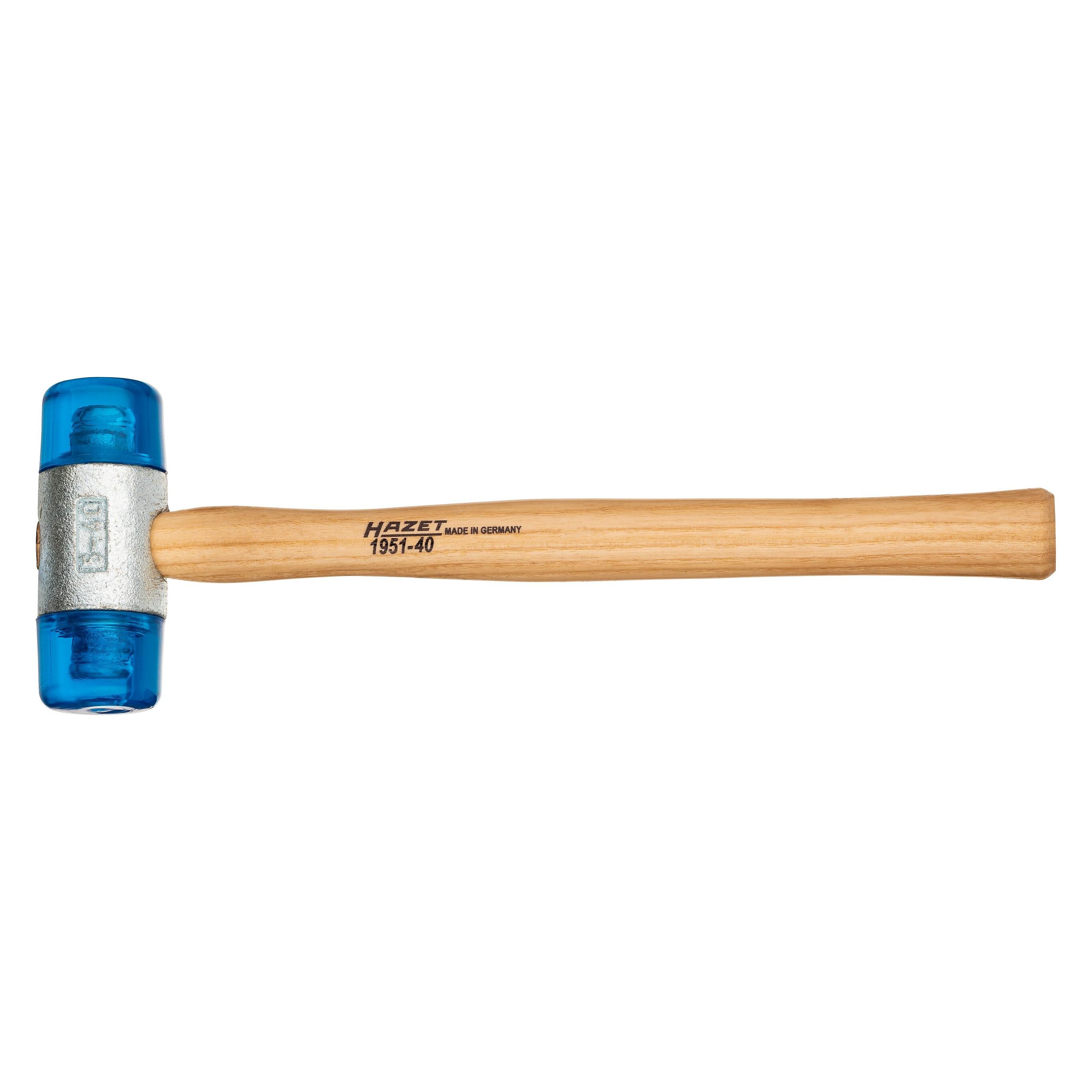 Hazet Kunststoff-Schonhammer rückschlagarm 1951-40 40 mm (550 g) (1951-40)