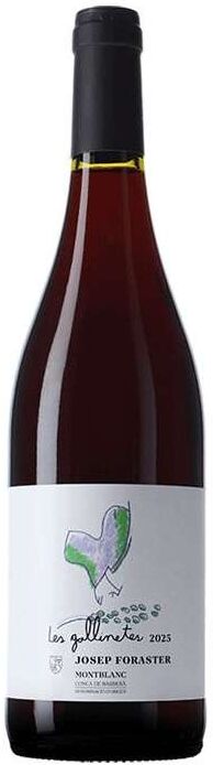 Mas Foraster Vino Josep Foraster Les Gallinetes 2025 - Elegante tinto español con 13,50% de graduación