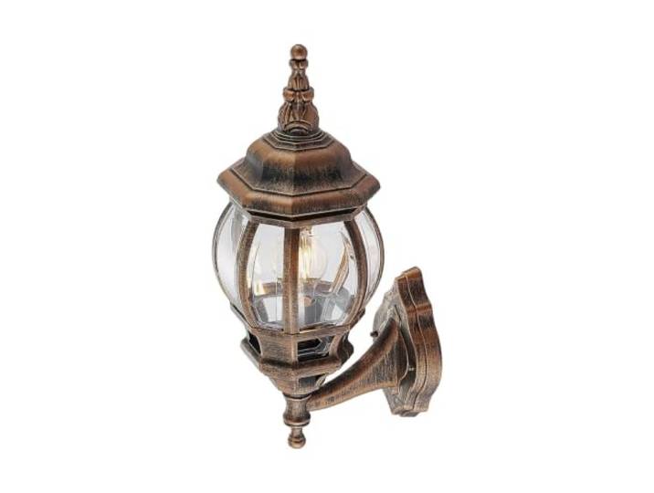 Lindby Applique Exterieur Nadesha à intensité variable (Antique\, Classic) en Doré (1 lampe\,à E27) Murale Luminaire Lampe Jardin Eclairage