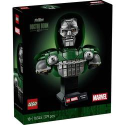 LEGO MARVEL SUPER HEROES 6588680 LEGO® MARVEL SUPER HEROES; Doctor Doom Büste; Superhelden-Deko; Geschenk für Männer und Frauen