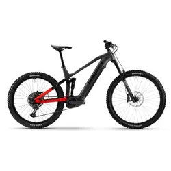Haibike Allmtn 4 High - RH: 47/L - silver/red/black glänzend