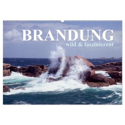 Brandung faszinierent und wild (Wandkalender 2026 DIN A2 quer), CALVENDO Monatskalender