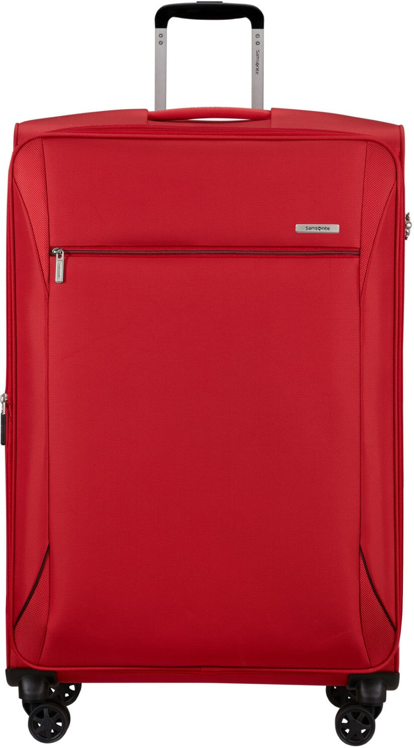 Samsonite Base Breeze 81cm 4-Wheel Extra Large Expandable Suitcase - Red