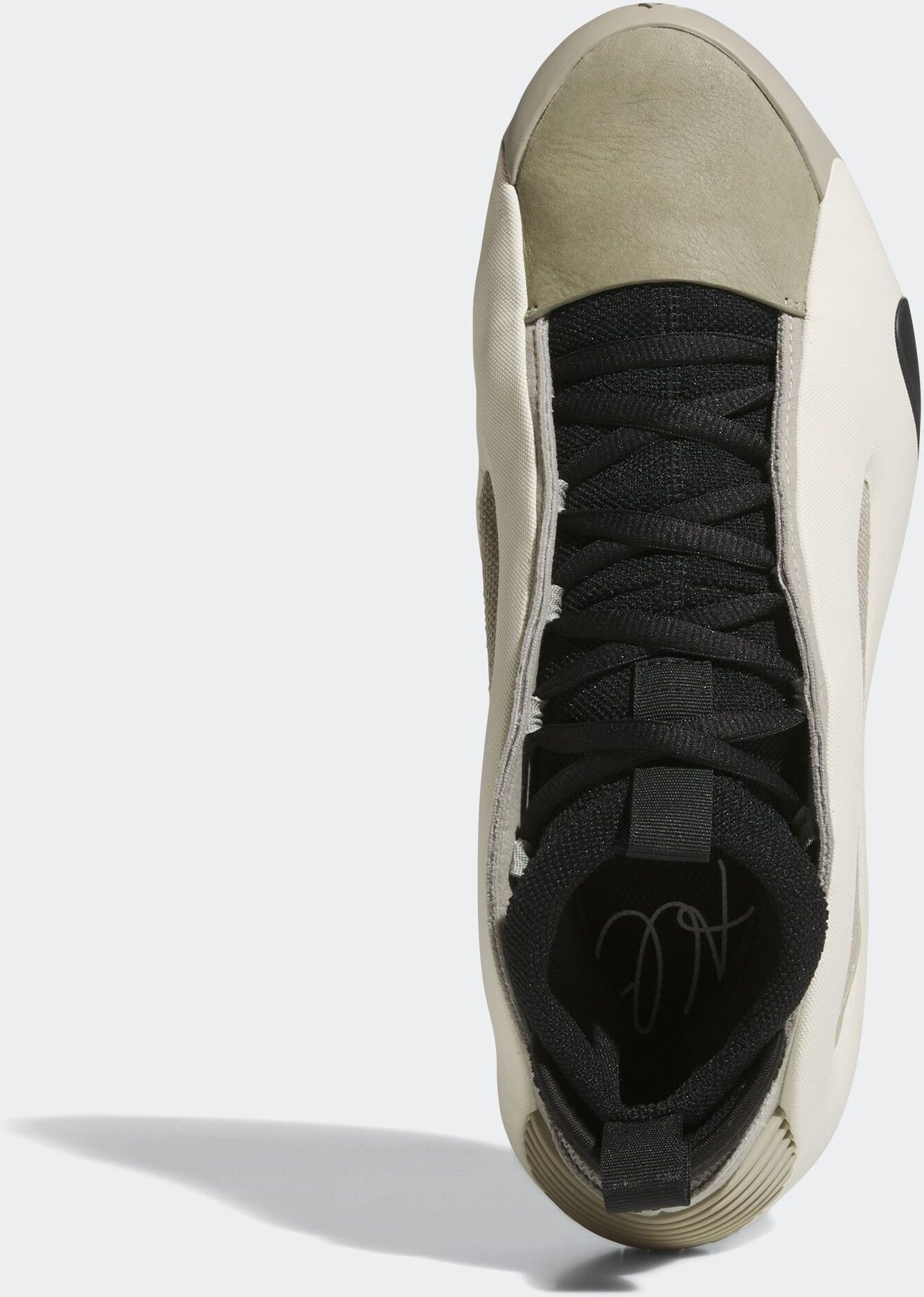 Basketballschuh ADIDAS PERFORMANCE "HARDEN VOLUME 8", Gr. 49, grau (feather grau, ivory, core schwarz), Synthetik, Textil, Schuhe Basketballschuh feather grau, ivory, core schwarz 49
