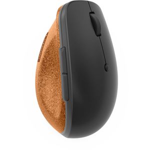 Lenovo Maus Go Wireless Vertical Mouse, 6 Tasten, 2400 dpi, kabellos, grau / Kork