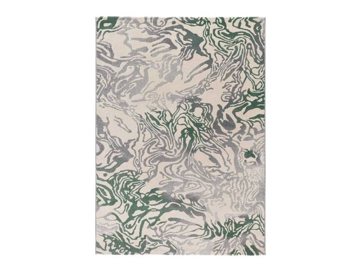 Tapis abstrait vert/gris/beige 160x230 cm