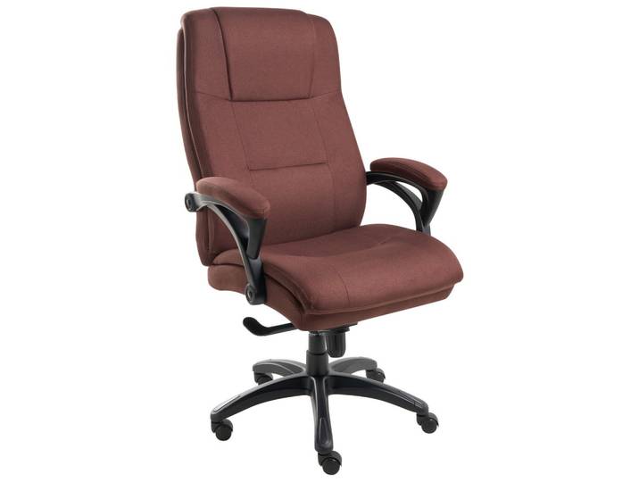 CHEFSESSEL Leinen Braun Magnus