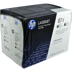 2 HP Toner CF287XD 87X Doppelpack schwarz