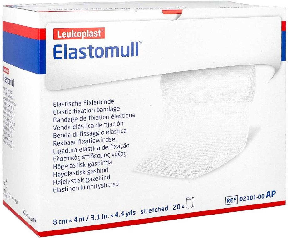 Elastomull 8 cmx4 m 2101 elastisch Fixierbinde 20stk