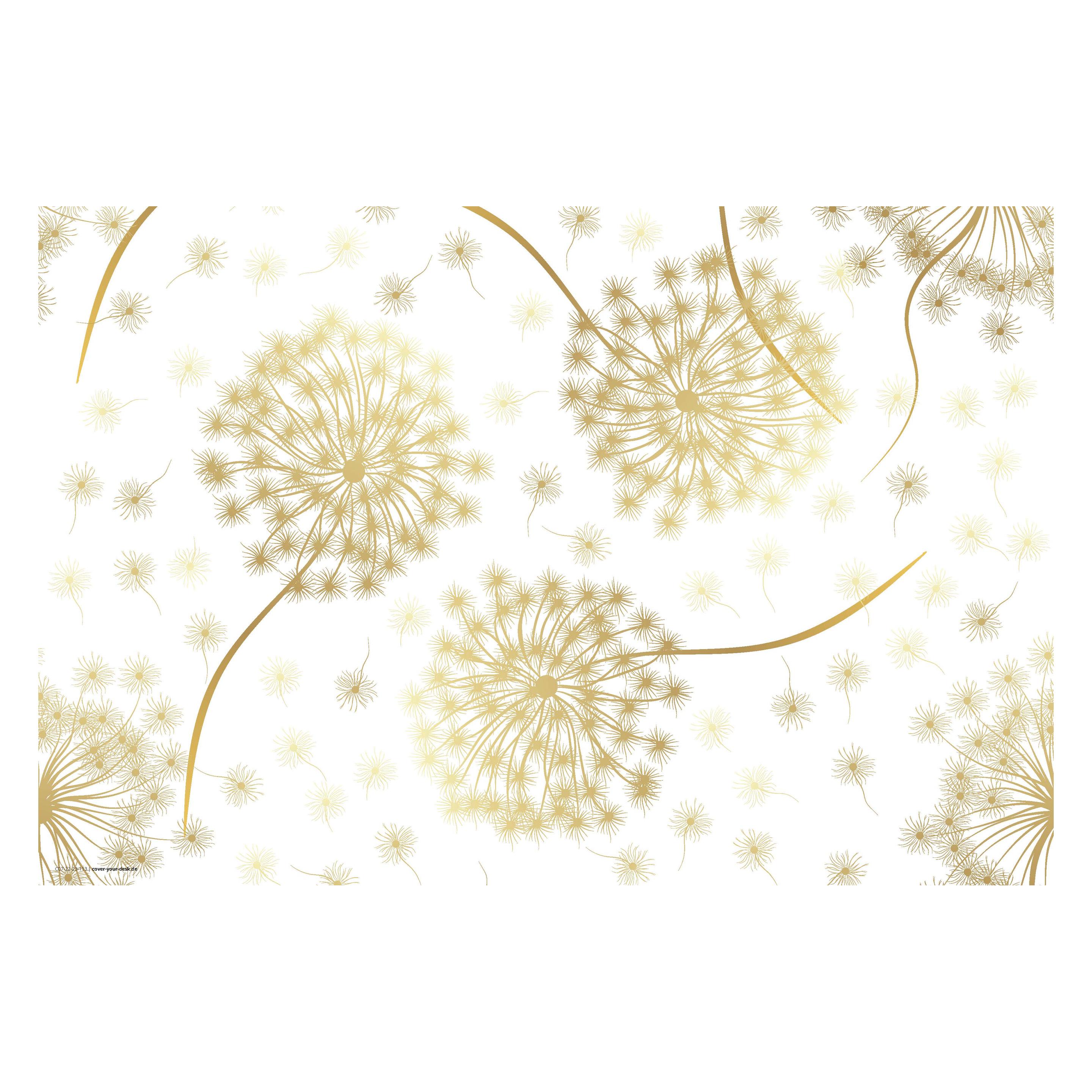 CoverYourDesk Schreibtischunterlage Goldene Pusteblume (21557484)