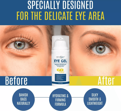 USA Free Shipping Shop Anti Aging Eye Gel By Dermaxgen, Eye Bag Remover For Dark Circles, Crows Feet, Wrinkles, Lift & Firm Formula With Stem Anti Aging Eye Gel By Dermaxgen, Eye Bag Remover For Dark Circles, Crows Feet, Wrinkles, Lift & Firm Formula With
