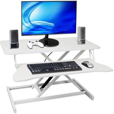 Kodotan sofa Adjustable Height Standing Laptop Desk,Adjustable Sit to Stand Up Workstation with Keyboard Tray